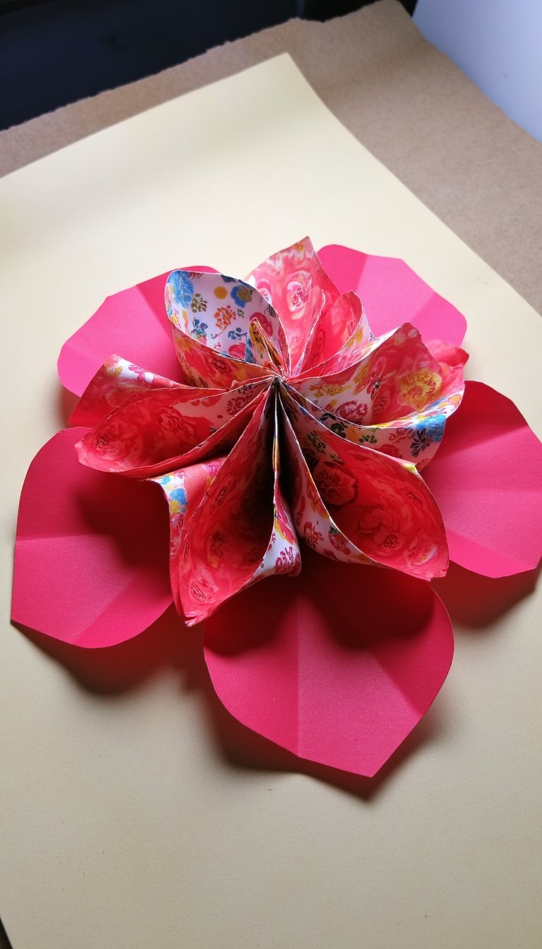 14. Accordion-Fold Fan Flowers