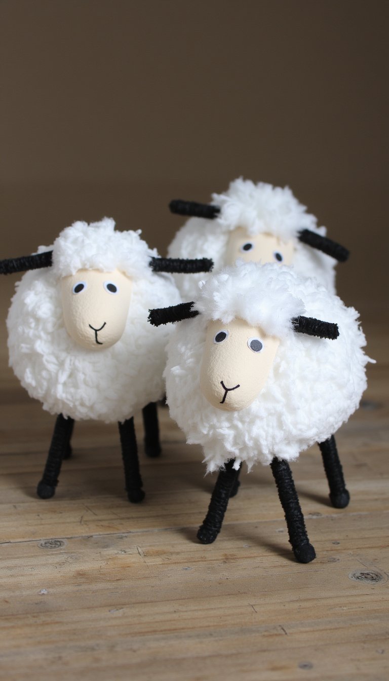 14. Egg Carton Sheep