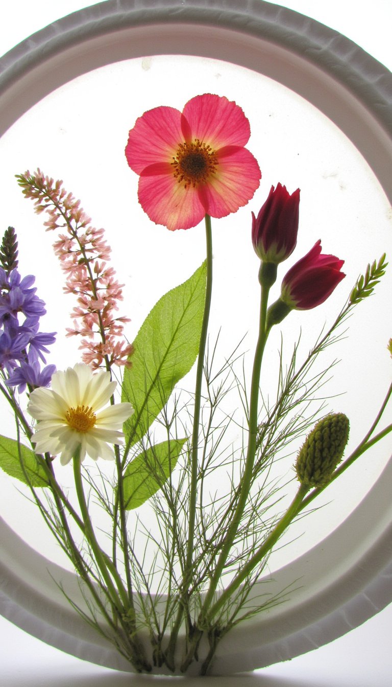 7. Nature Collage Suncatchers