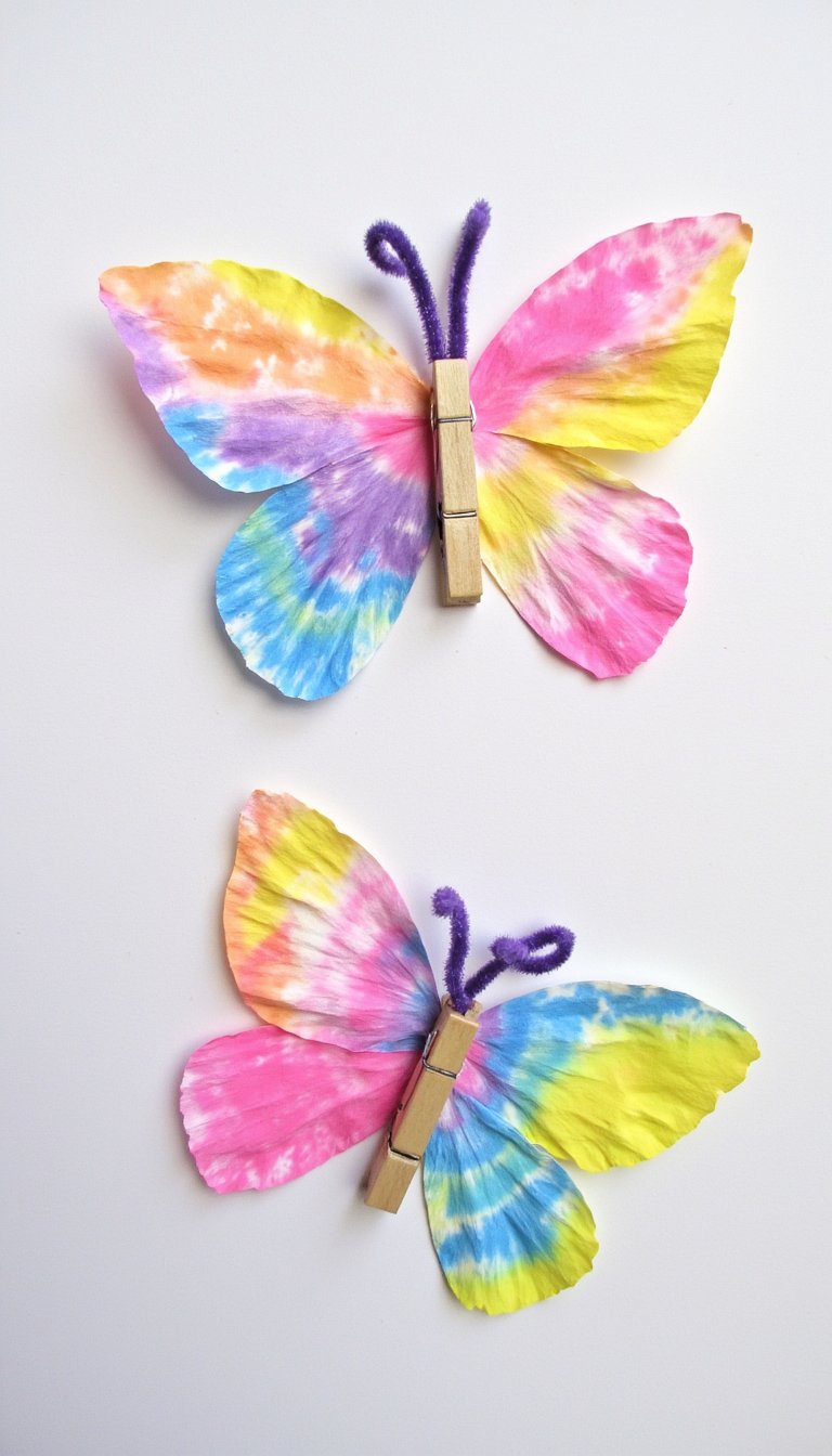 2. Coffee Filter Butterflies