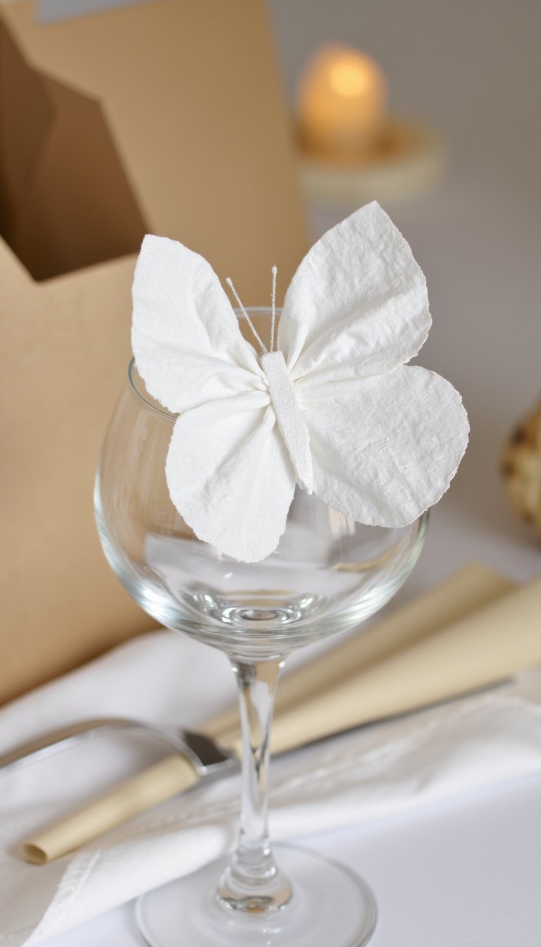 5. Elegant Butterfly Place Cards