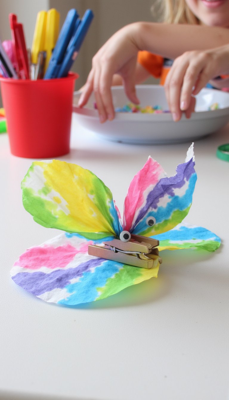 2. Coffee Filter Butterflies