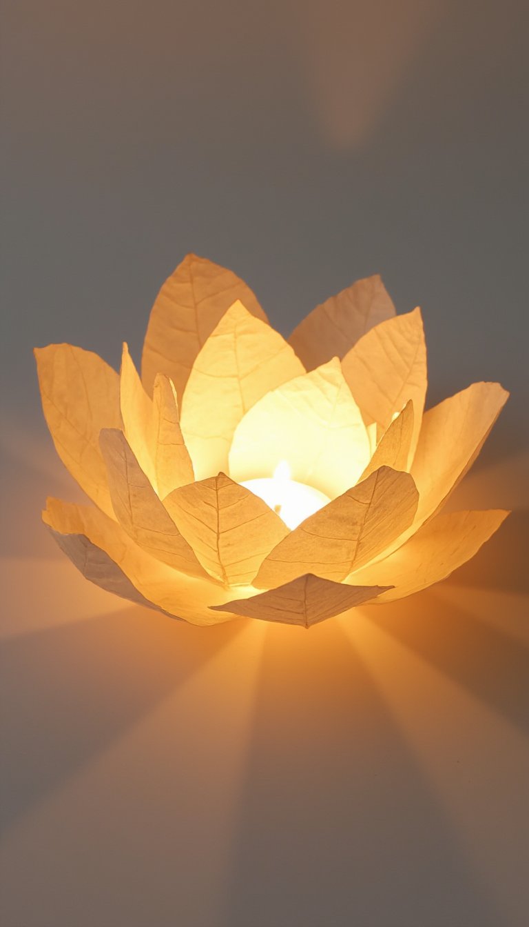 2. The Floating Tea Light Lotus