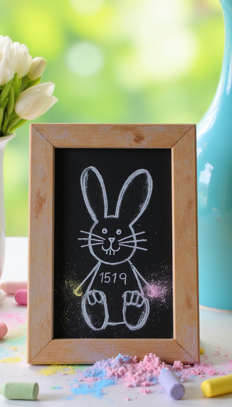 17. A Chalkboard Easter Countdown