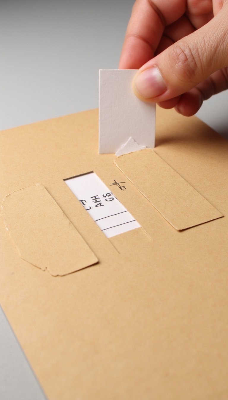 10. Pull-Tab Message Reveal Card