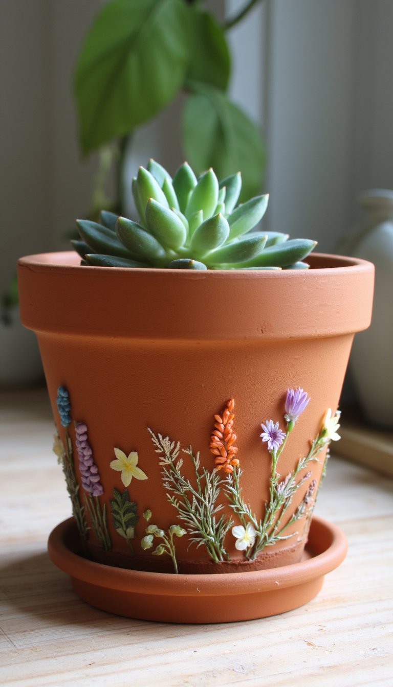 10. Adorn a Terracotta Pot