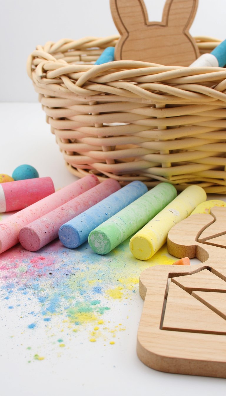12. Sidewalk Chalk for Outdoor Art