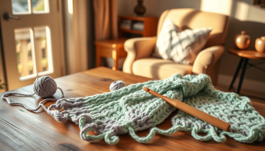 Beginner Crochet Scarf Project