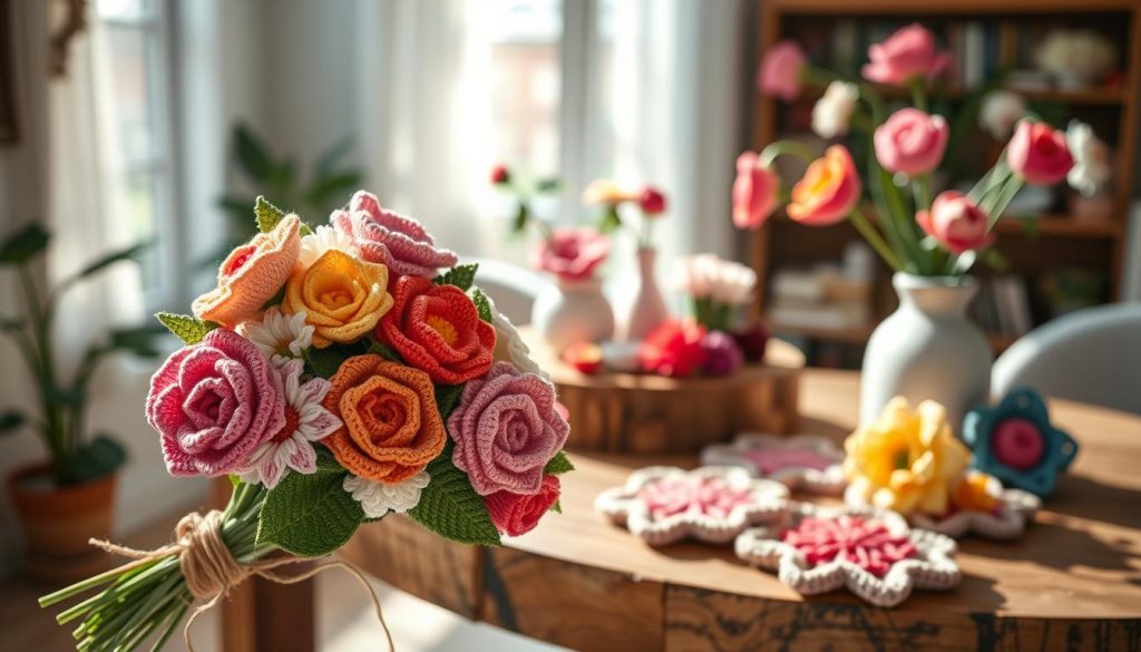 Crochet Flower Projects and Decorating Ideas