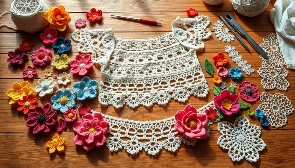 DIY Crochet Top Decorative Elements