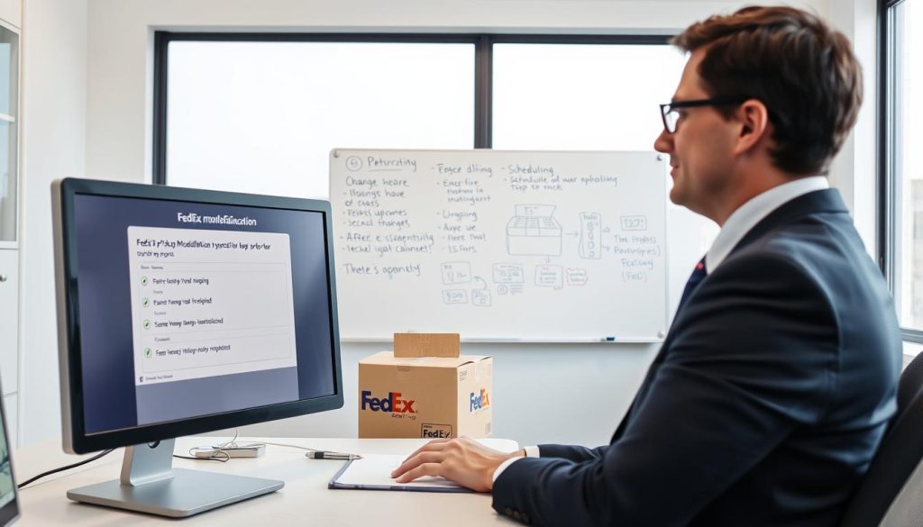 FedEx Pickup Modification Options