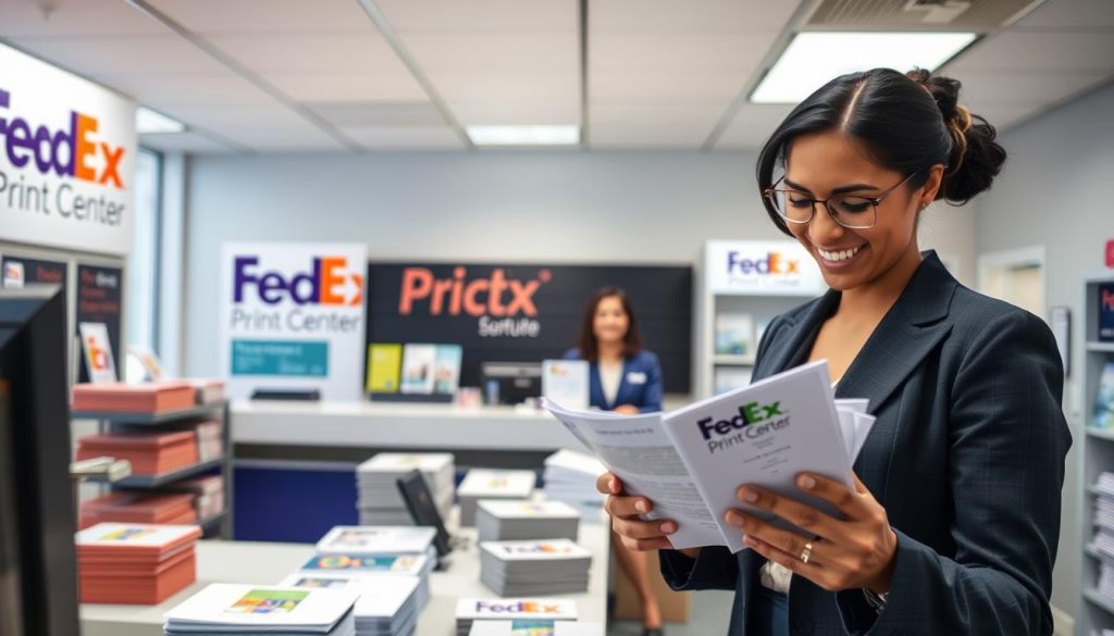 FedEx Print Center Cardstock Pickup