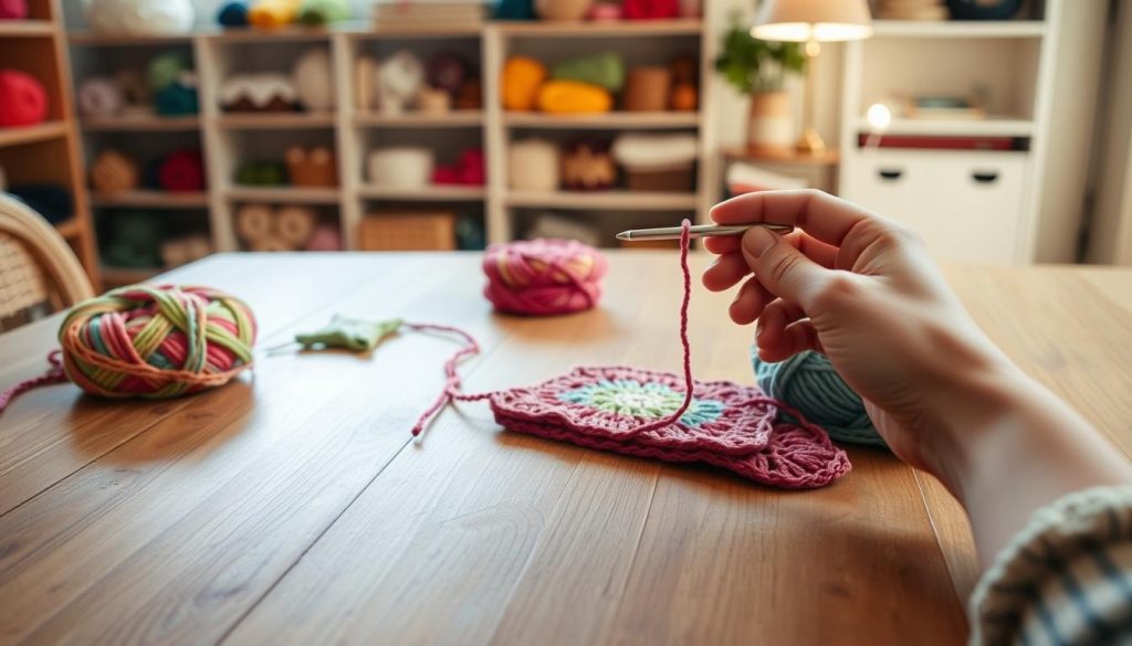 How to Crochet a Granny Square Foundation