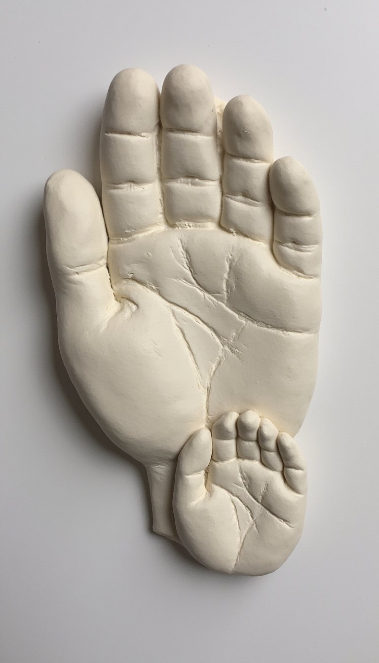 23. "Hand in Hand" Clay Impressions