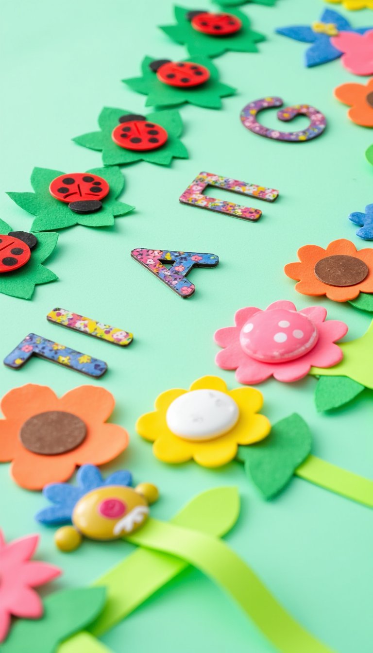 10. Ladybug Number Line or Alphabet