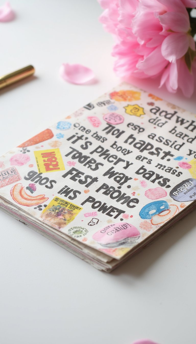 17. Magazine Word Collage Poem