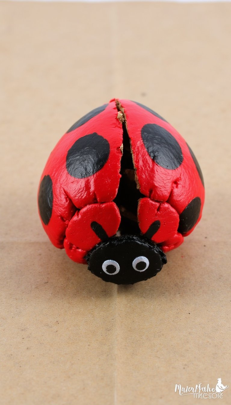 16. Pine Cone Ladybug Friend