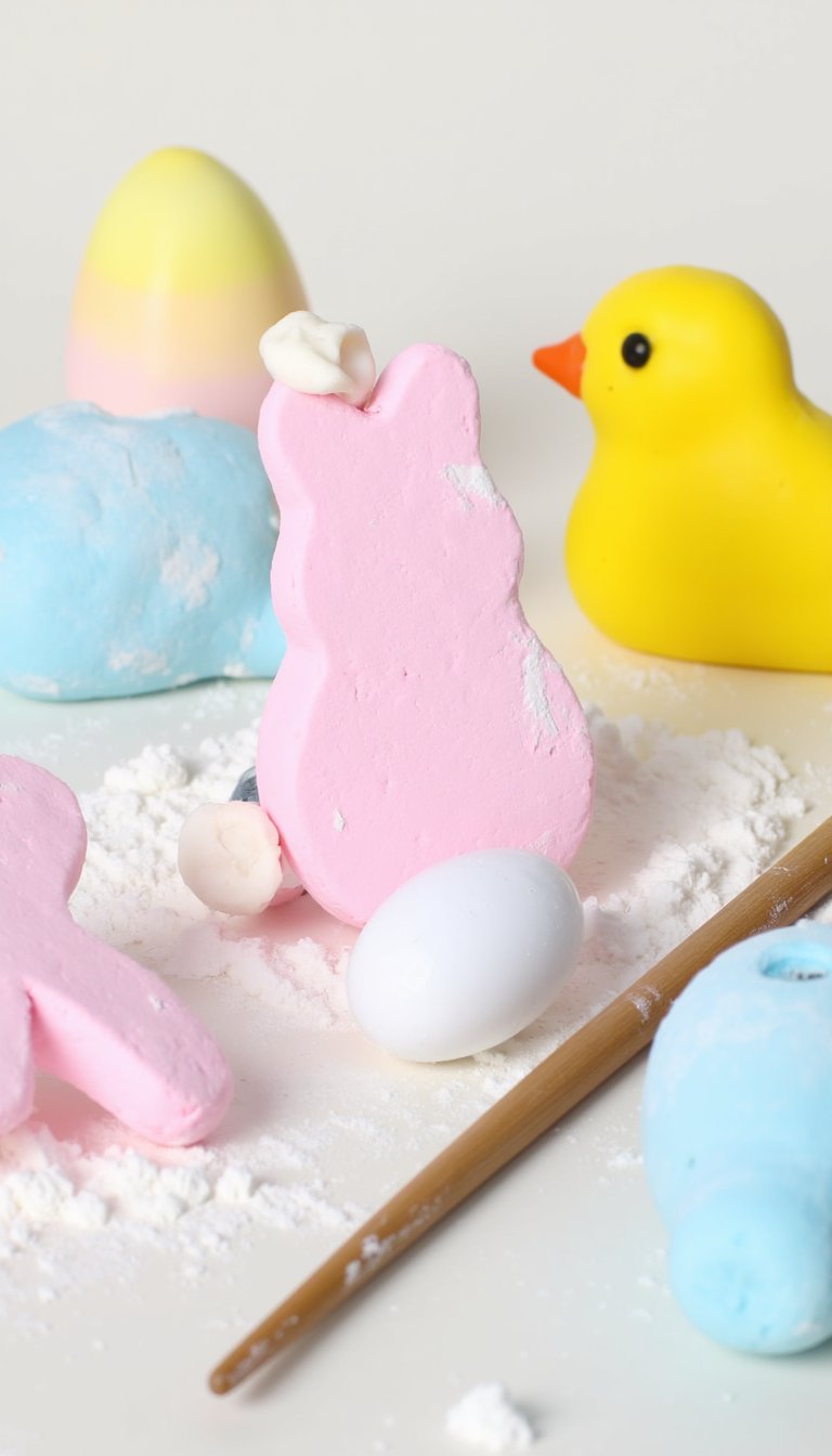 17. Salt Dough Easter Ornaments