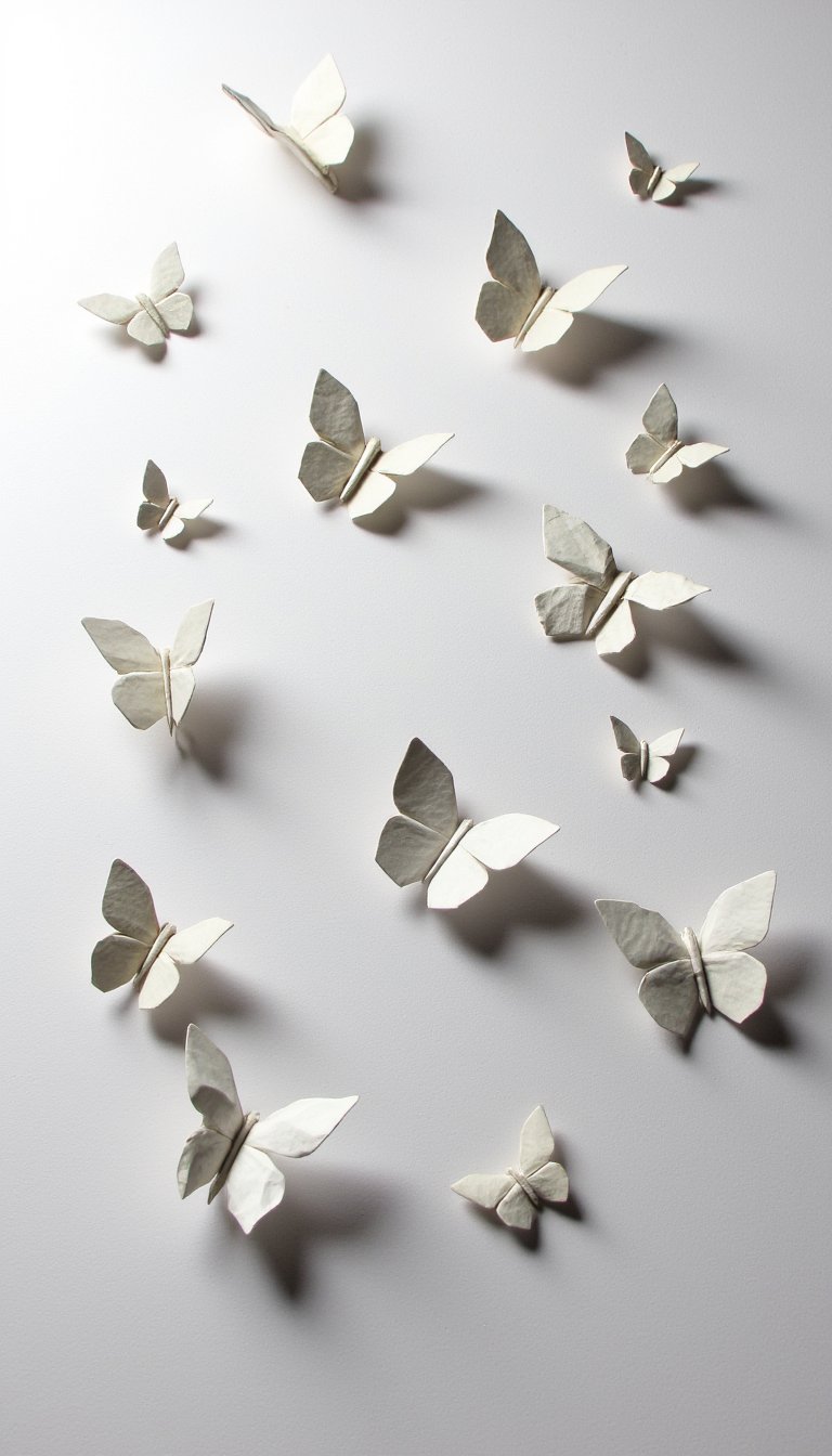 12. Origami Butterfly Swarm