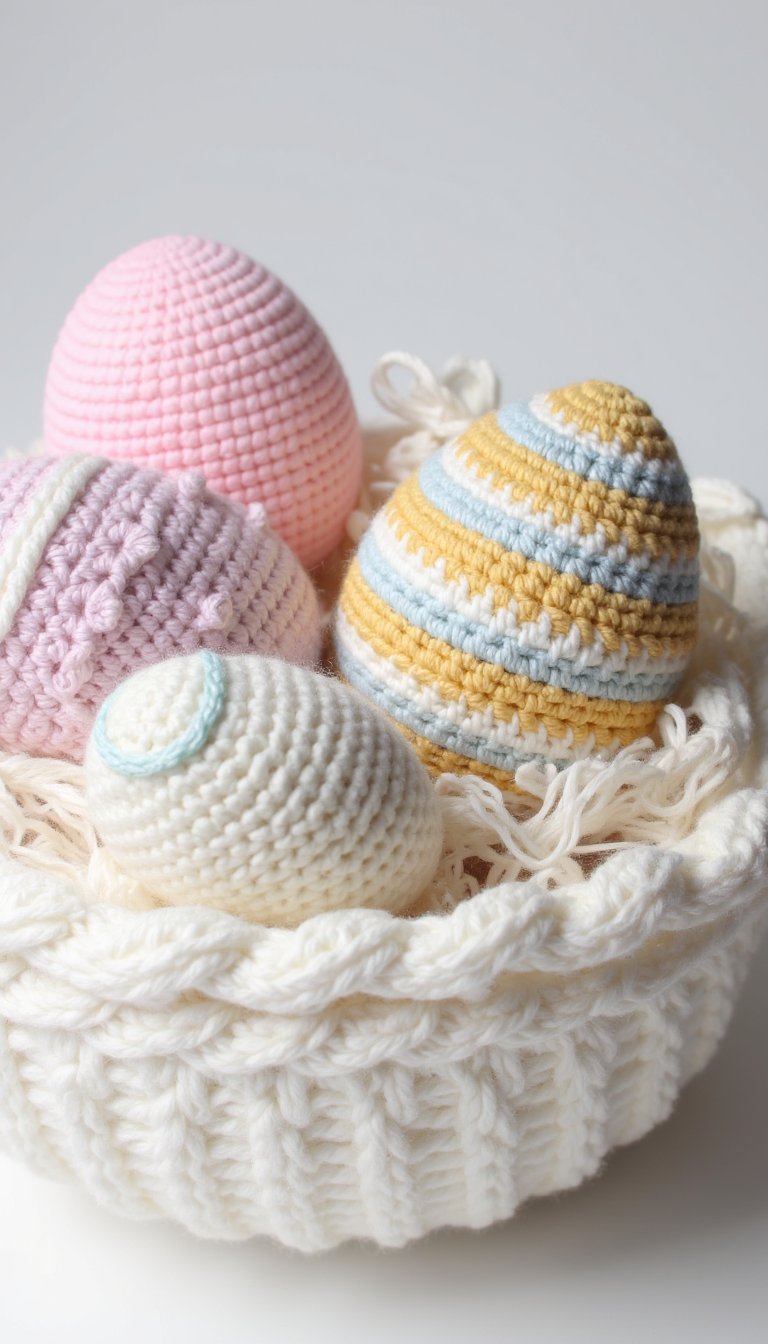 3. A Nest of Pastel Easter Eggs