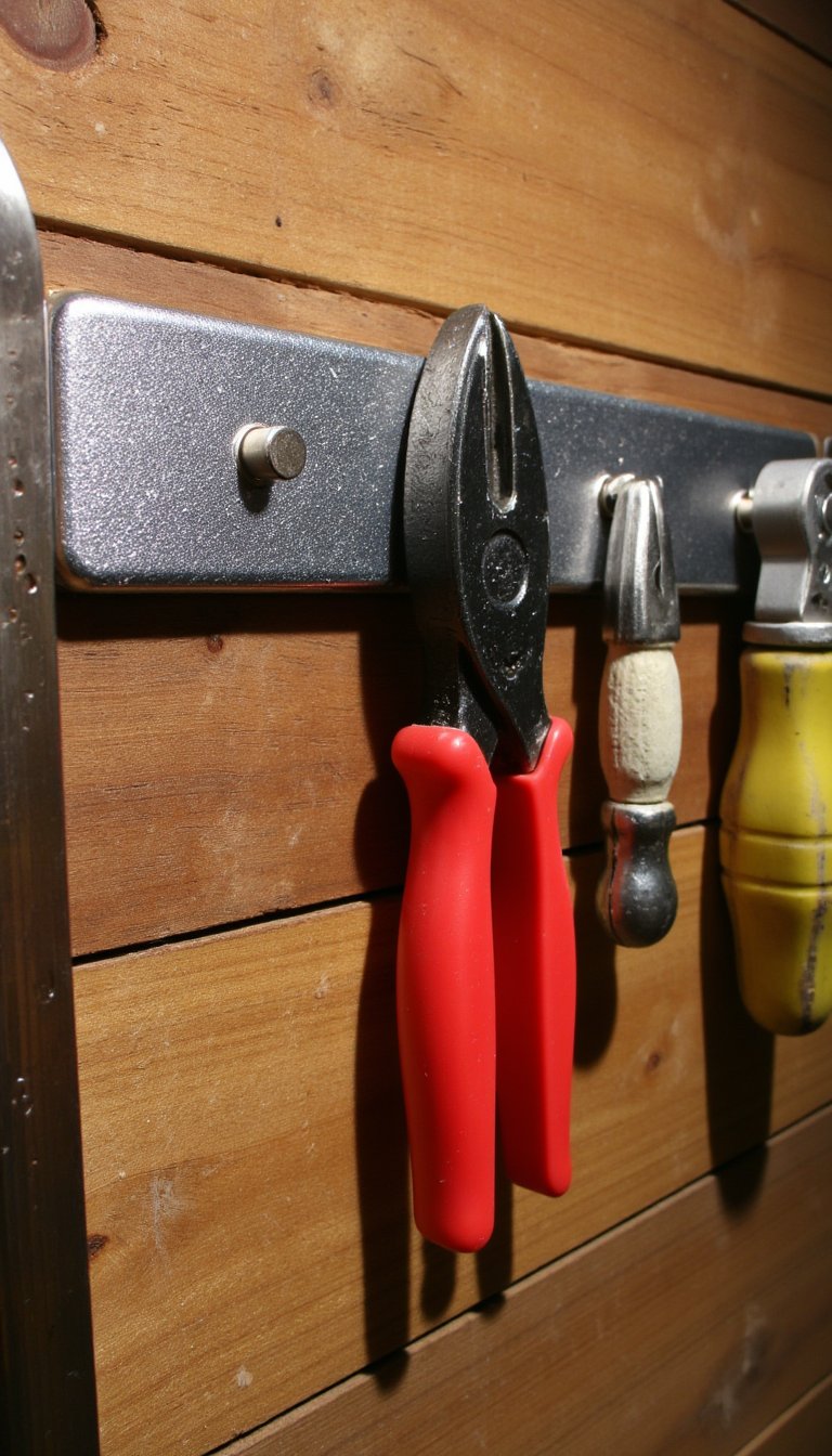 23. DIY Magnetic Tool Holder Strip