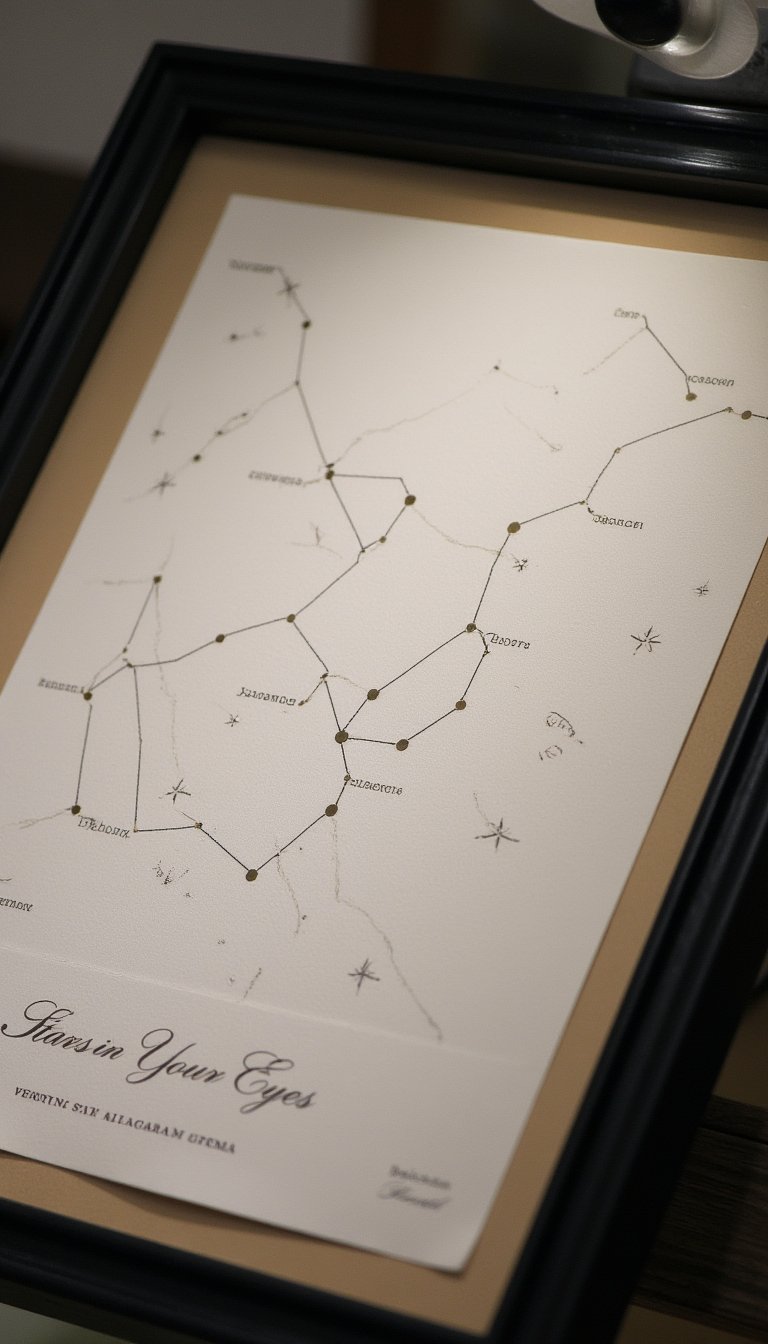 15. "Stars in Your Eyes" Constellation Map