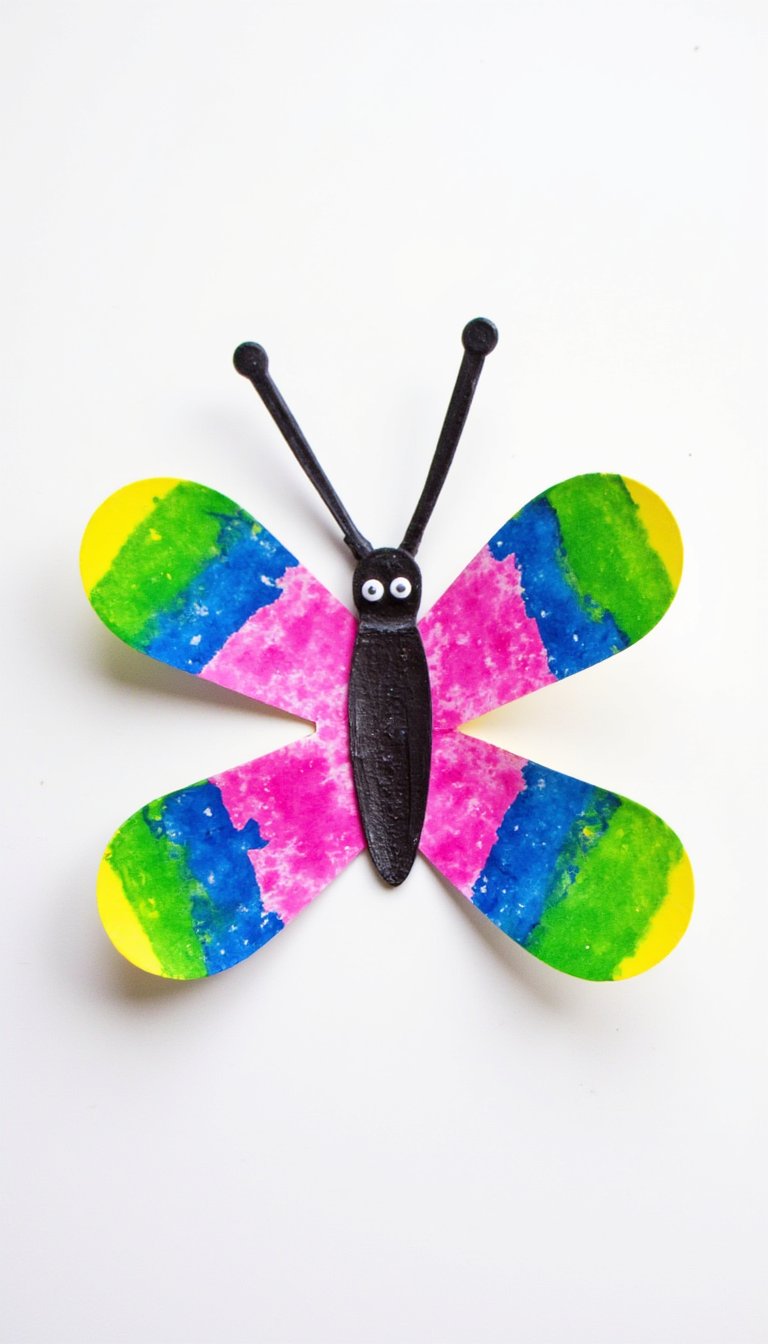 11. Fork-Painted Symmetrical Butterflies