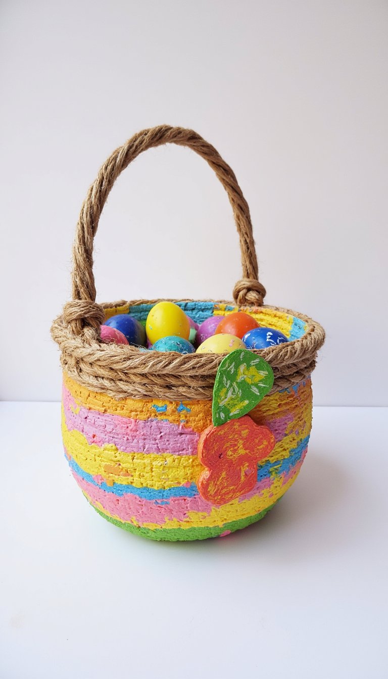 4. Paper Mâché Easter Baskets
