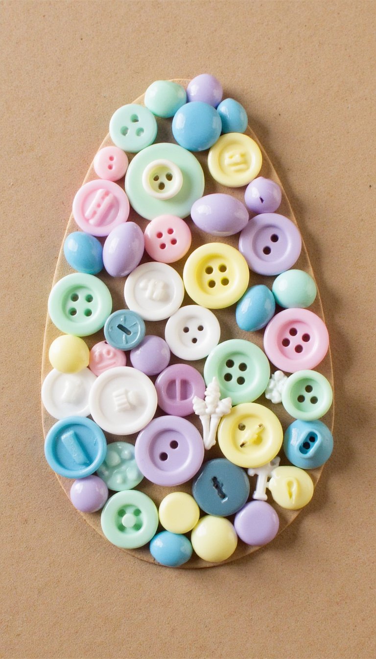 23. Button Easter Eggs