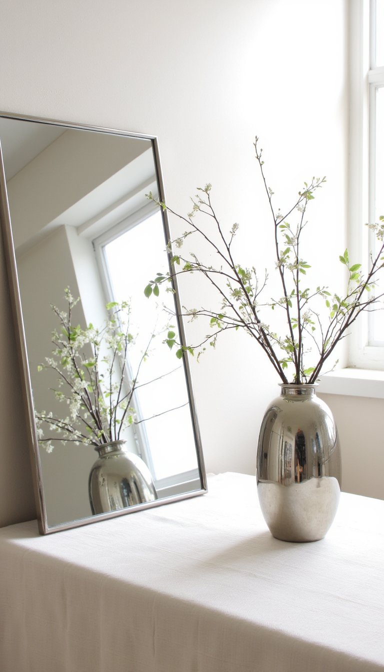 12. Incorporate Reflective Surfaces Strategically