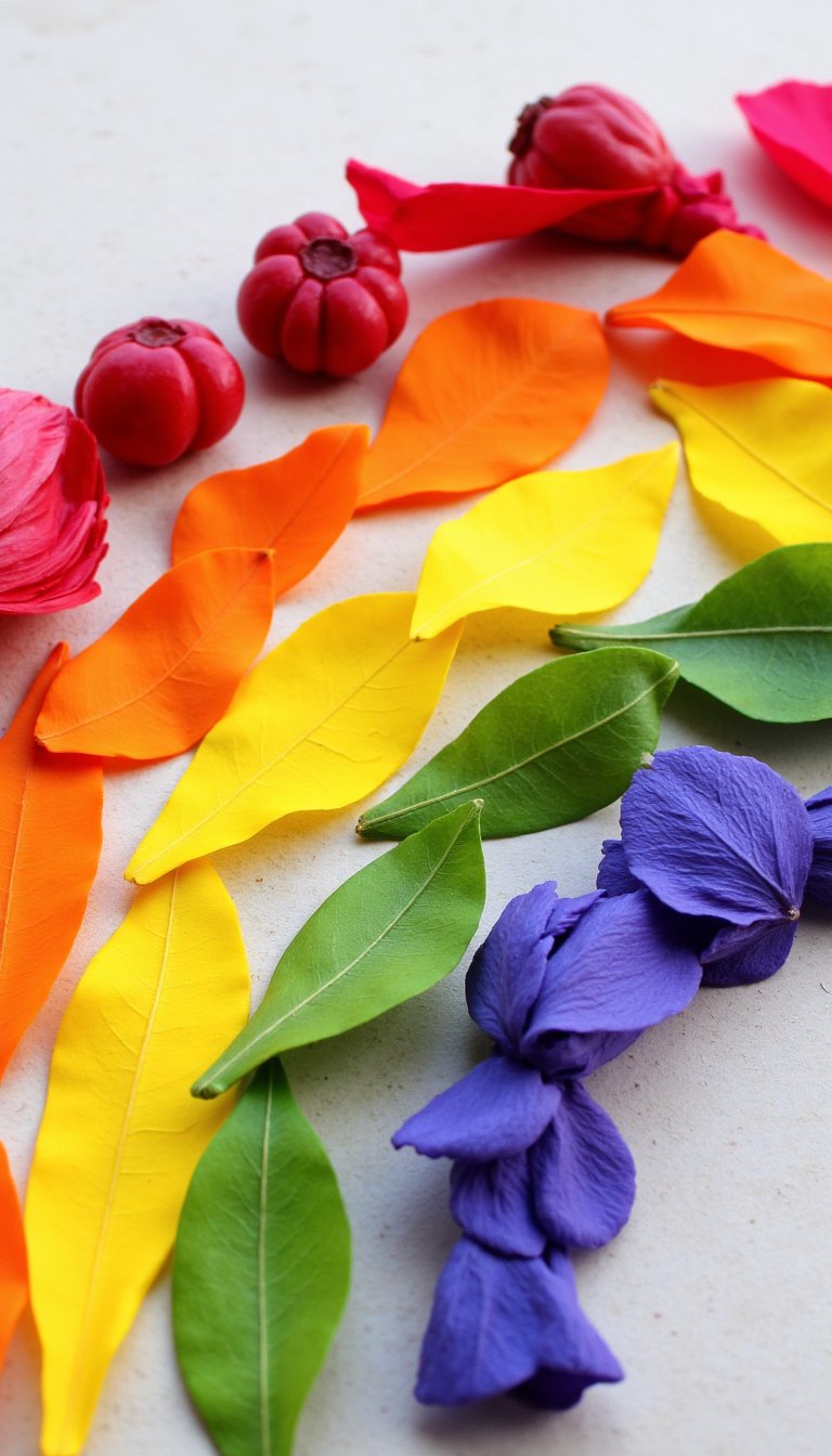 8. Nature Walk Rainbow Collage