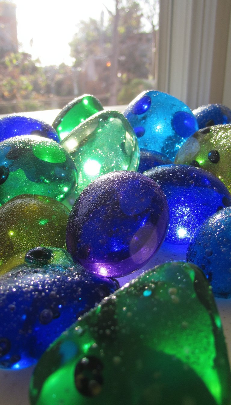 11. Painted Sun Catcher "Gems"