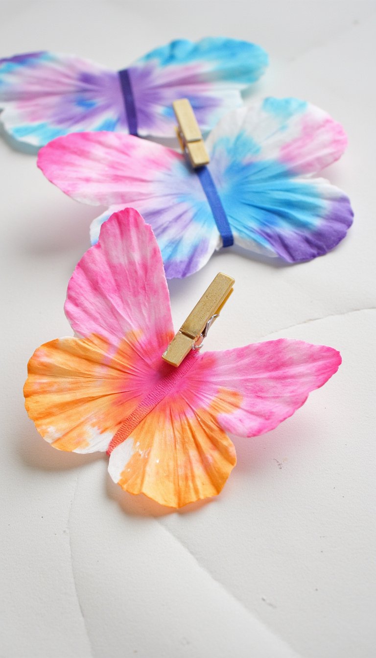 2. Coffee Filter Watercolor Wonders