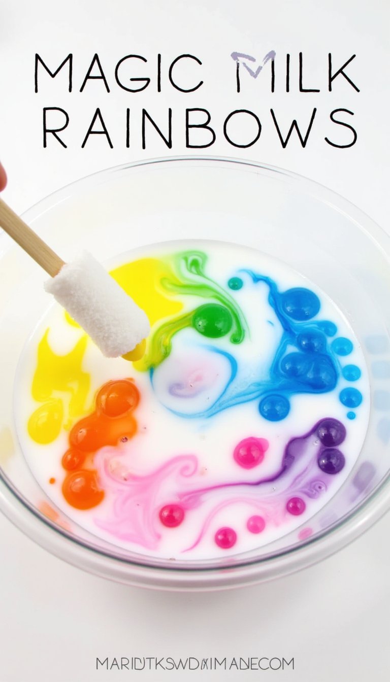 15. Magic Milk Rainbows