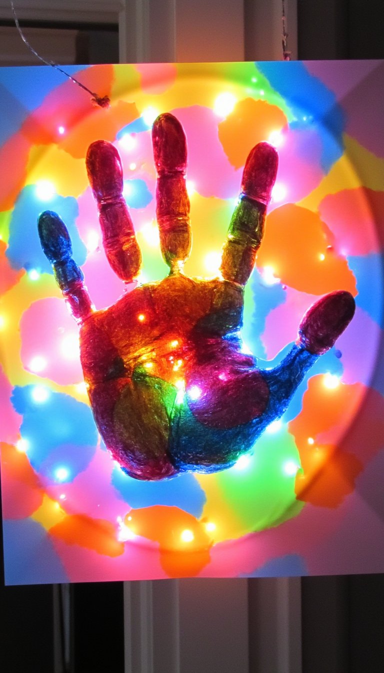 15. Handprint Suncatcher