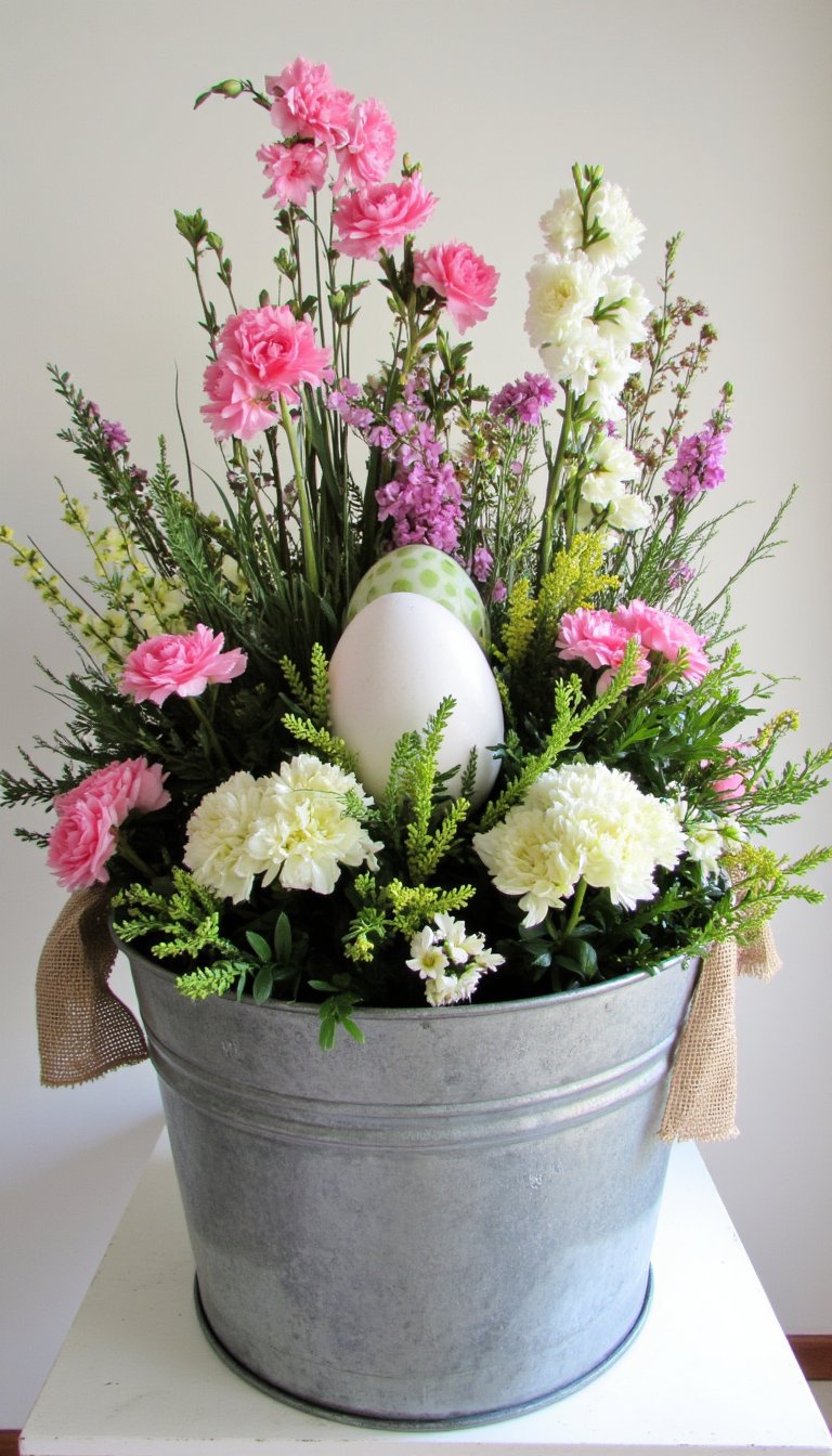 11. The Galvanized Tub Farmhouse Display