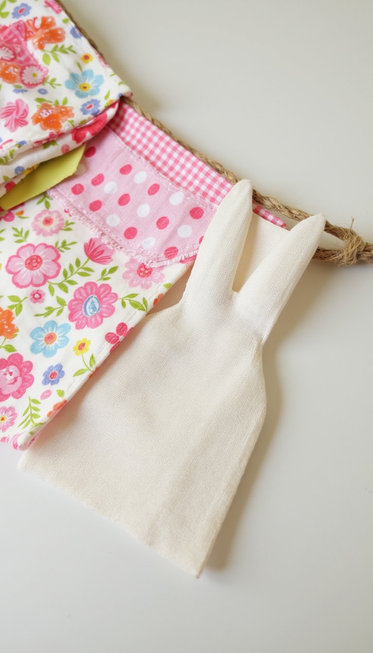 19. Bunny Bunting from Scrap Fabric