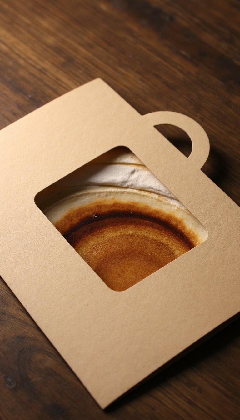 3. Coffee Mug Stencil Art