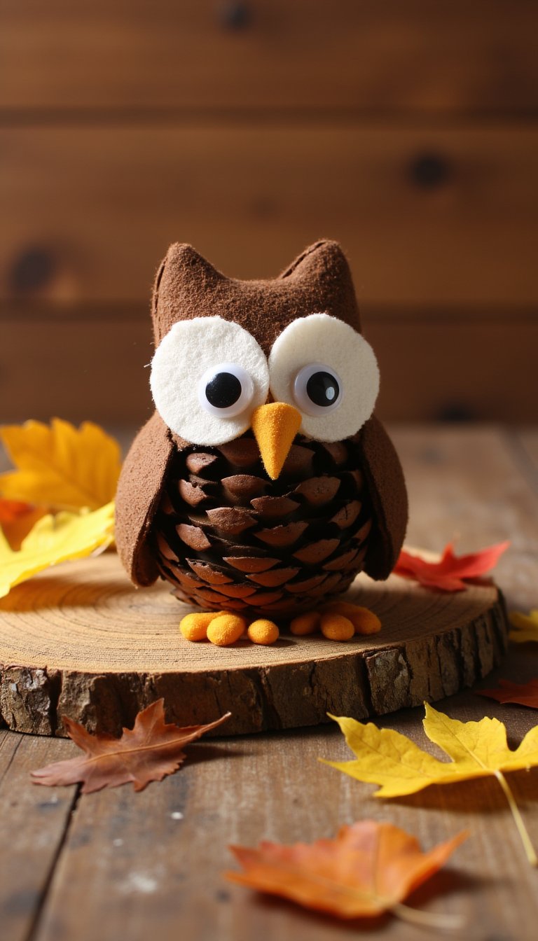 2. Pinecone Owls