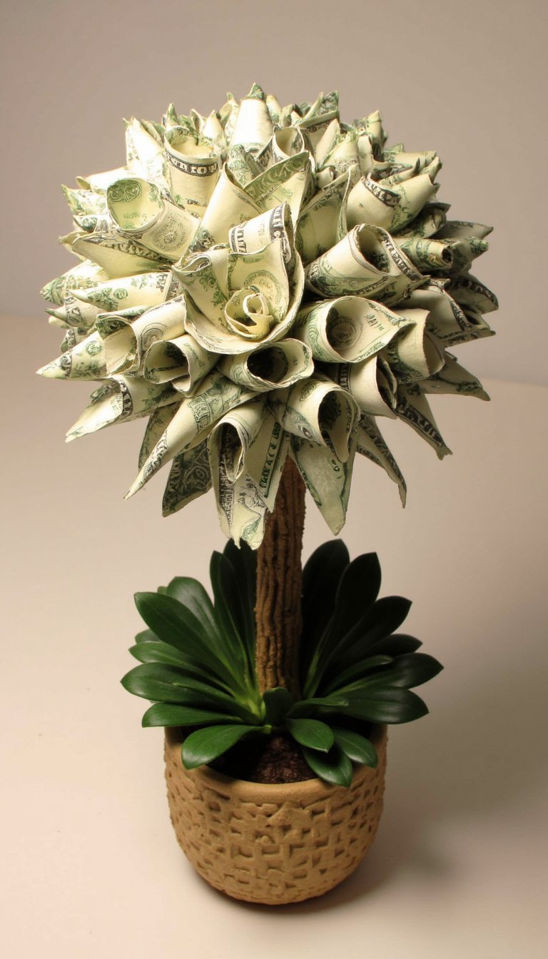 18. The Succulent & Money Combo