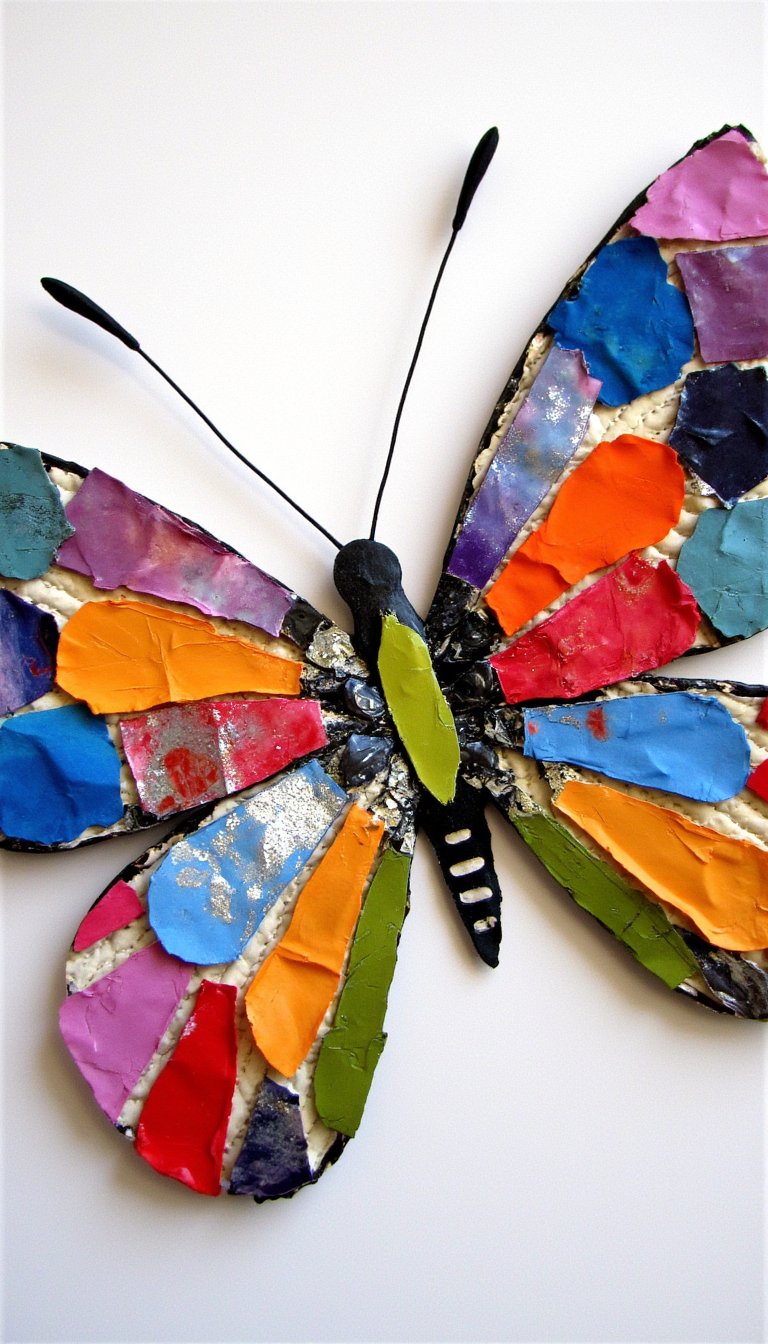 23. Magazine Collage Butterfly