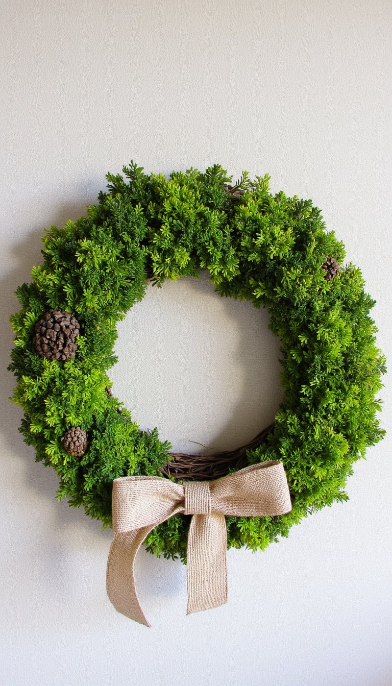 1. Mossy Monogram Wreath