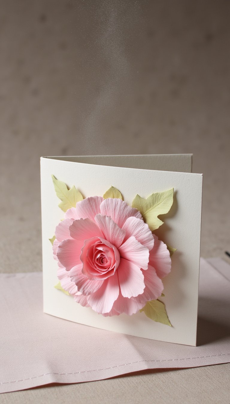 17. Perfume-Scented Floral Card