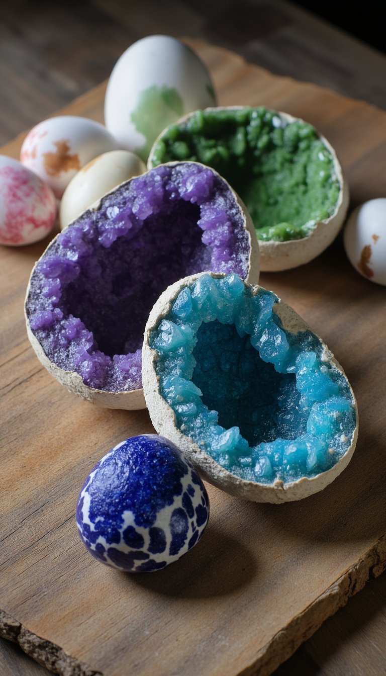 15. Easter Egg Geodes