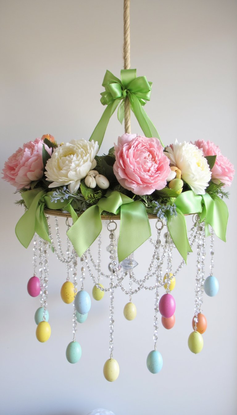 16. Spring Flower Chandelier