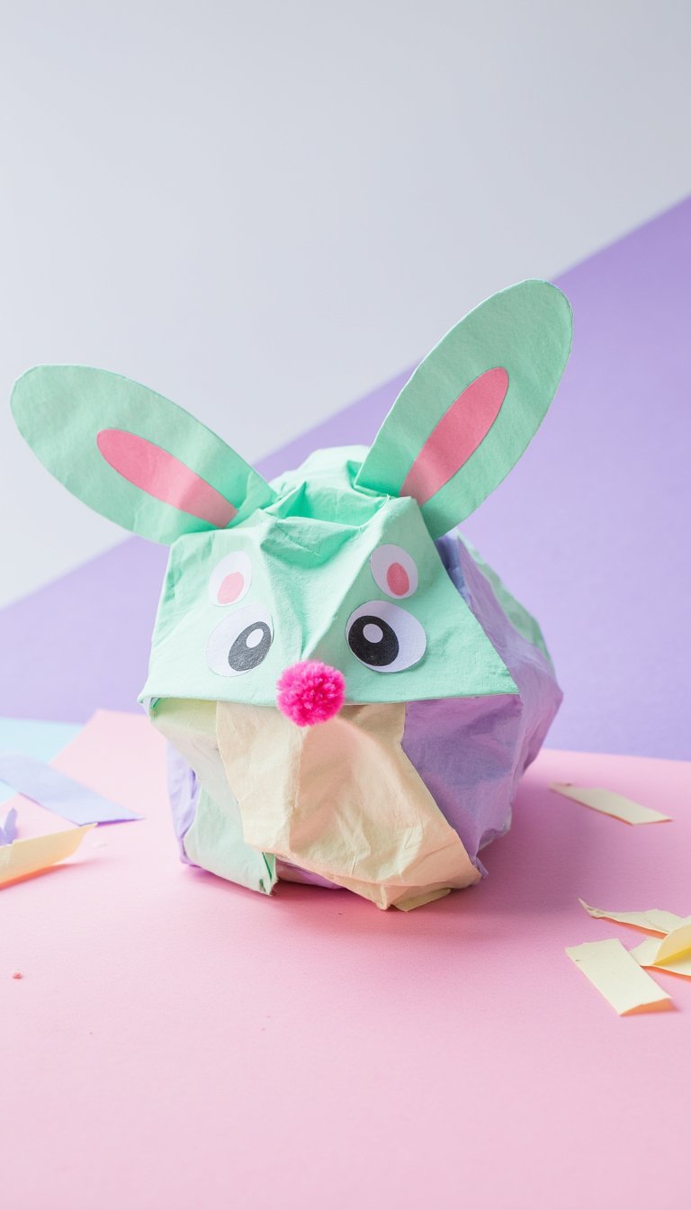 23. Paper Chain Easter Bunny