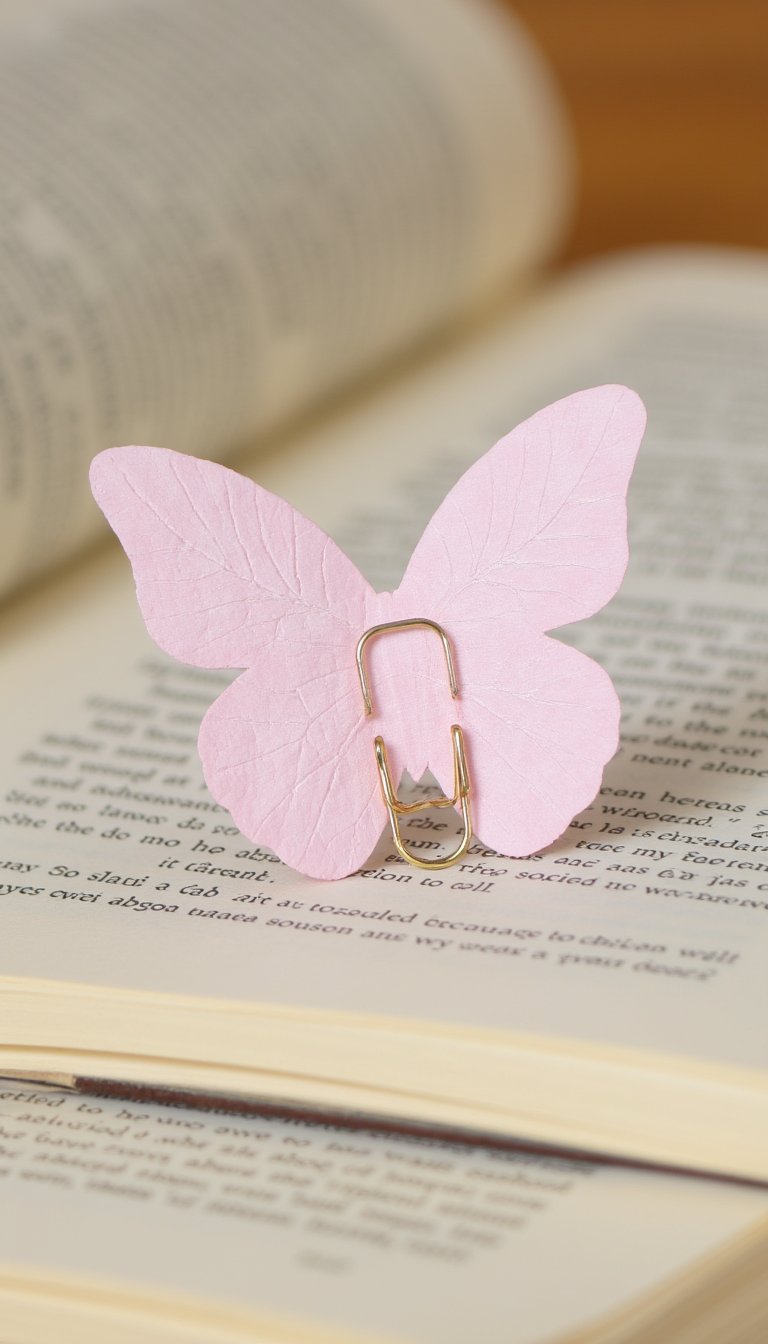 12. Butterfly Bookmarks That Flutter
