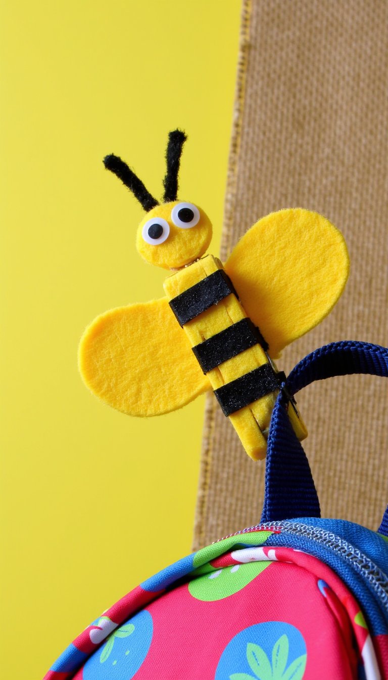 4. Clothespin Peg Bees