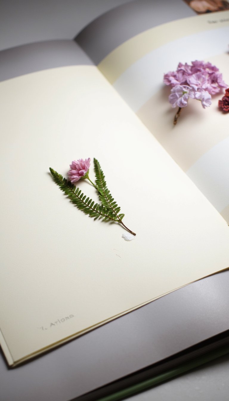 5. Greeting Cards with Real Floral Embellishments