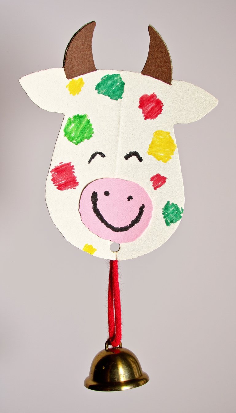 3. Moo-sical Cow Bell Necklace